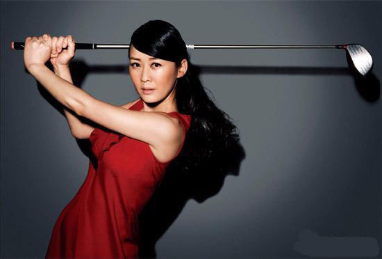 特别专辑十大高球美女明星性感十足图片