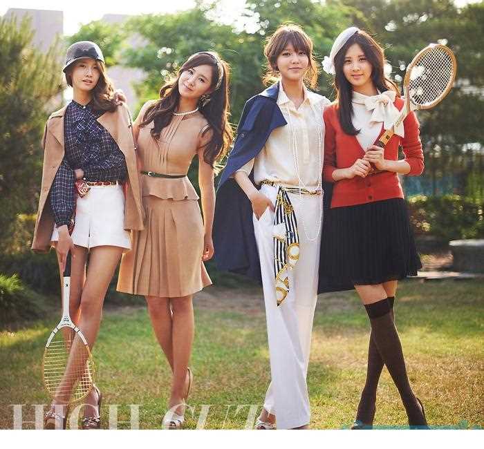 少女时代曲线大长腿应援韩奥运