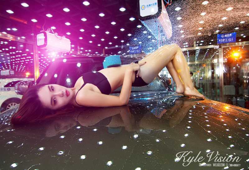 特别专辑性感比基尼洗车女郎图片