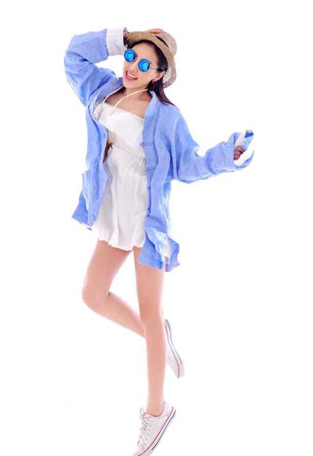 特别专辑嫩模陈文倩清纯展少女情怀图片