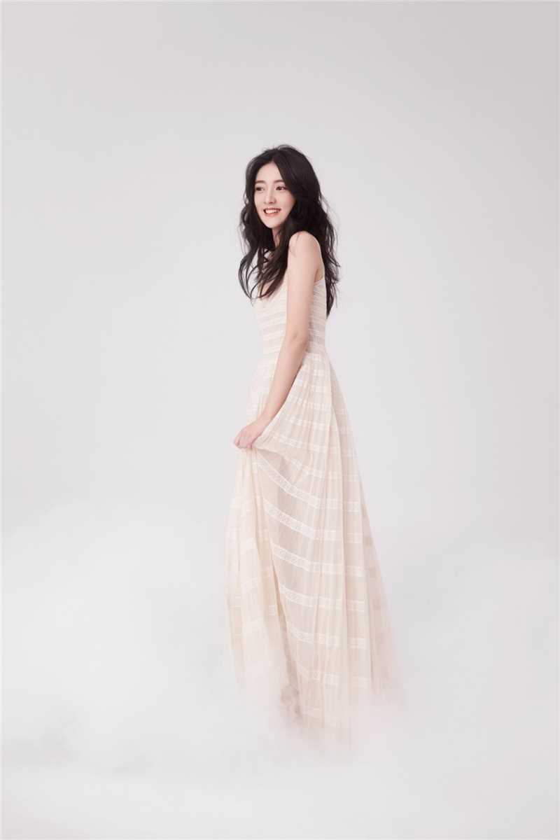 优质甜美氧气少女梁洁梦幻清纯萌妹子明星图片图片