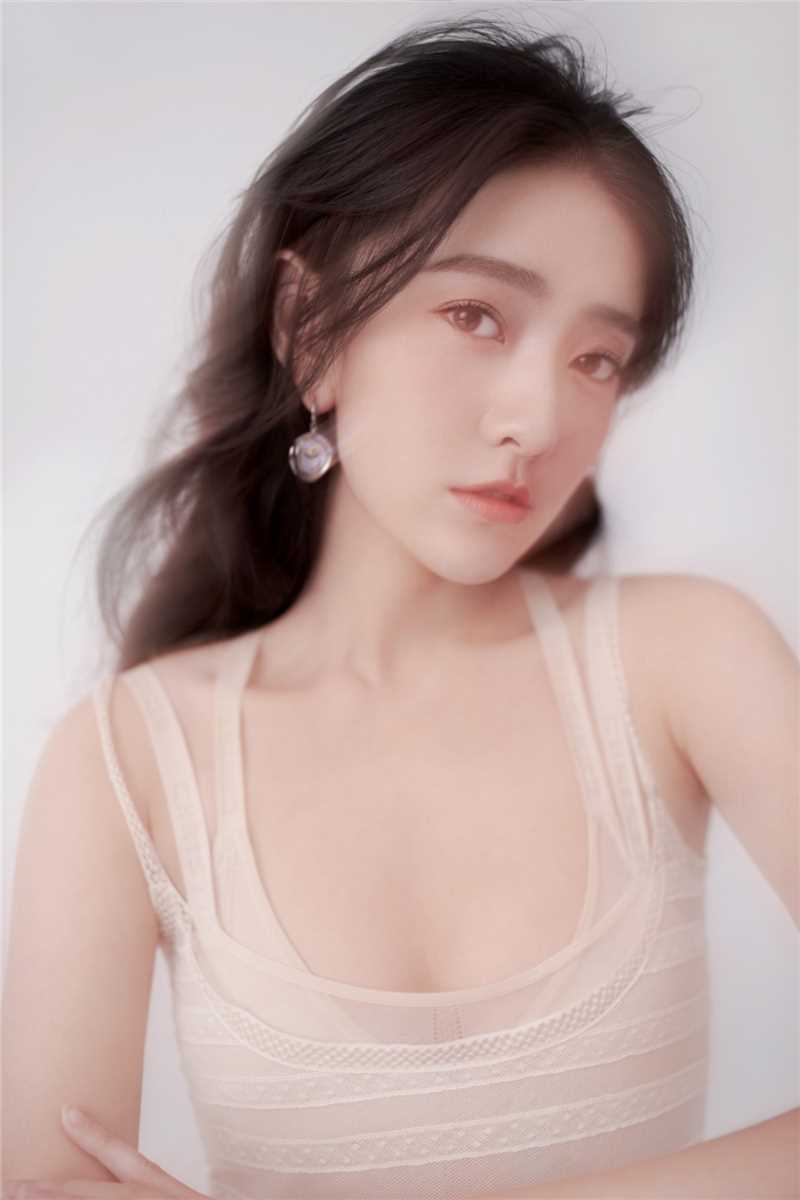 优质甜美氧气少女梁洁梦幻清纯萌妹子明星图片图片