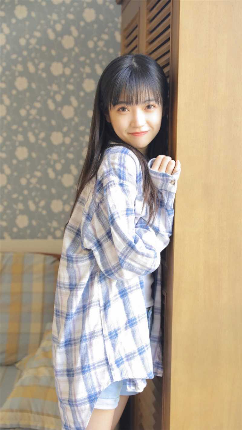 高清邻家女孩空气刘海明眸皓齿清纯个人图册