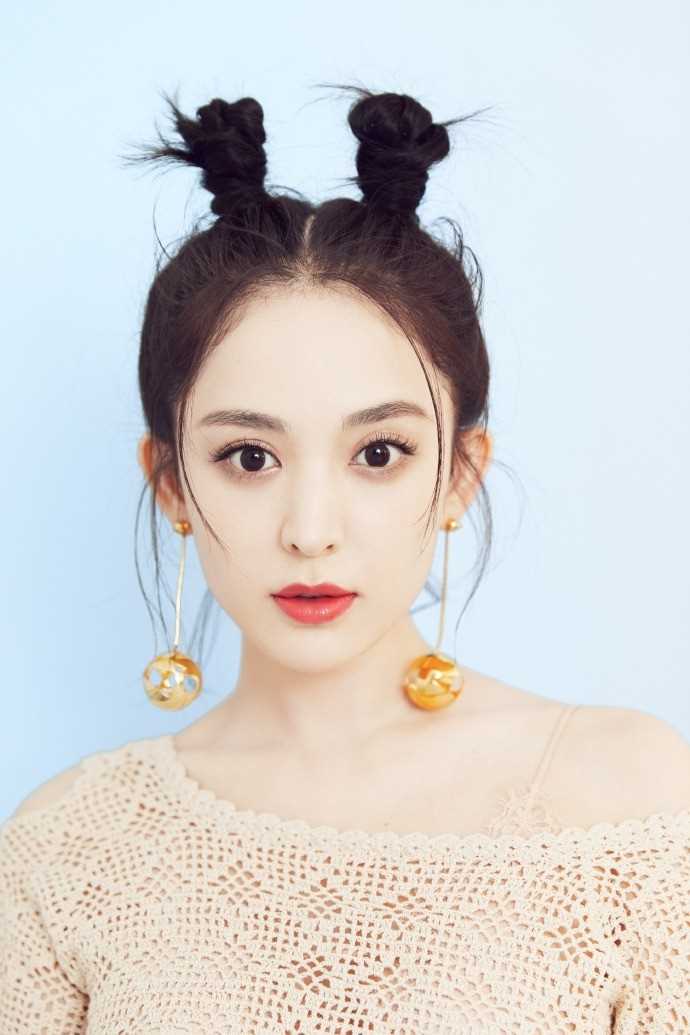 精选可爱美女古力娜扎个性发型活力俏皮清纯图片图册