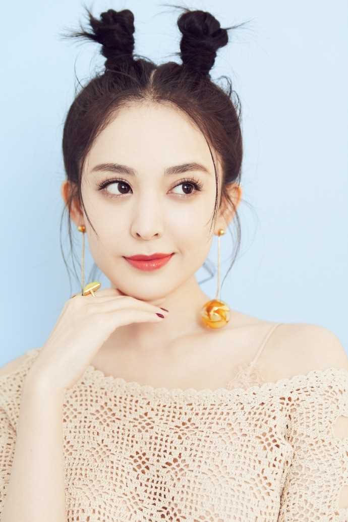 精选可爱美女古力娜扎个性发型活力俏皮清纯图片图册