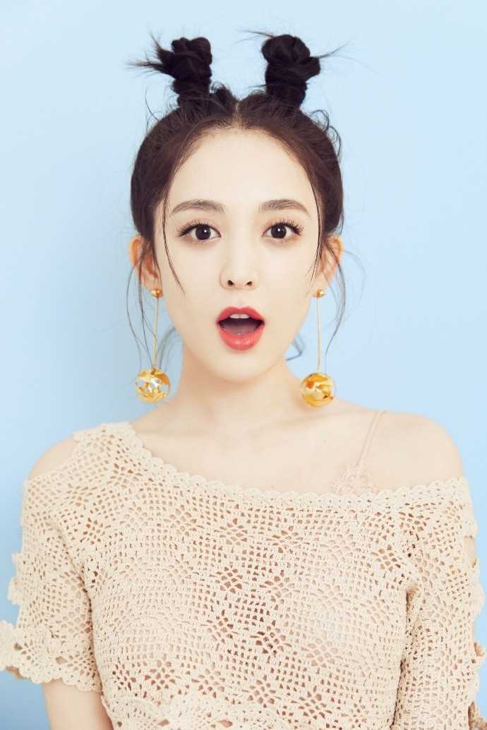 精选可爱美女古力娜扎个性发型活力俏皮清纯图片图册