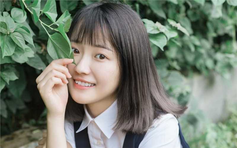 氧气美女户外小清新淑女装养眼清纯图片