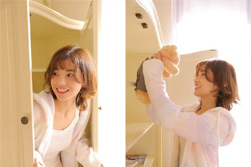 精选短发美女私房阳光小清新短裤内衣清纯养眼图册