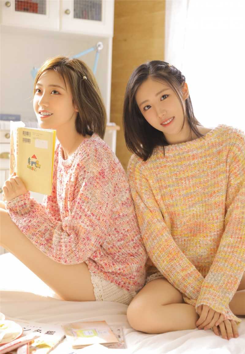 极品漂亮美女闺蜜清纯姐妹花私房床上百合