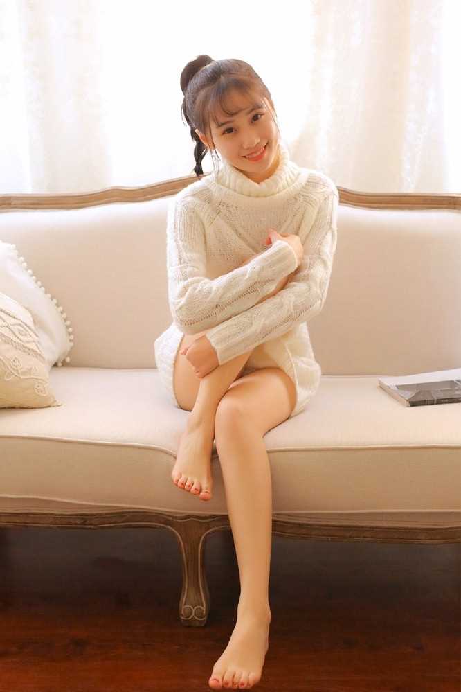 最新冬日清纯美女修长大长腿诱惑人体艺术图集