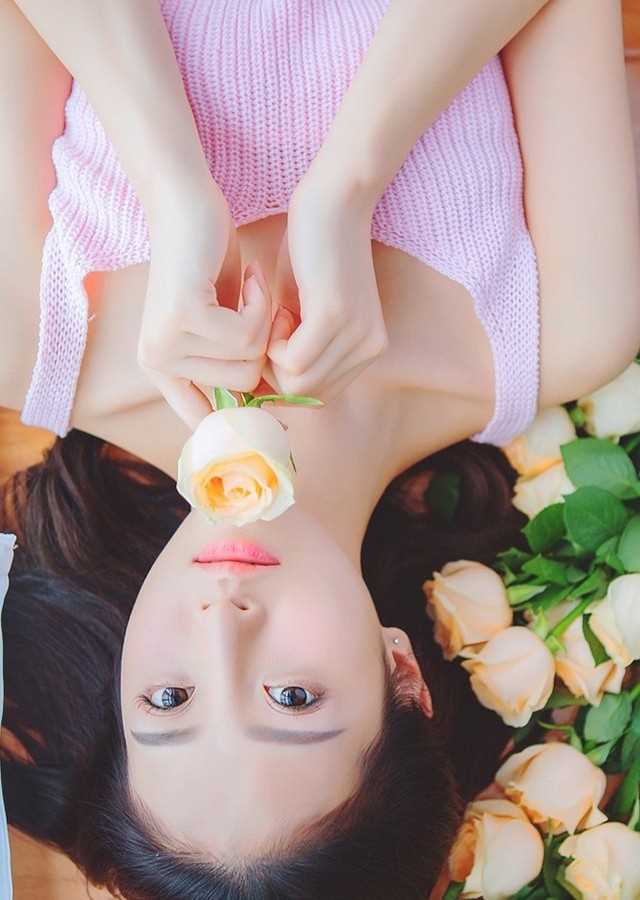 特别专辑清纯水灵大眼少女模特百合花般美艳图片