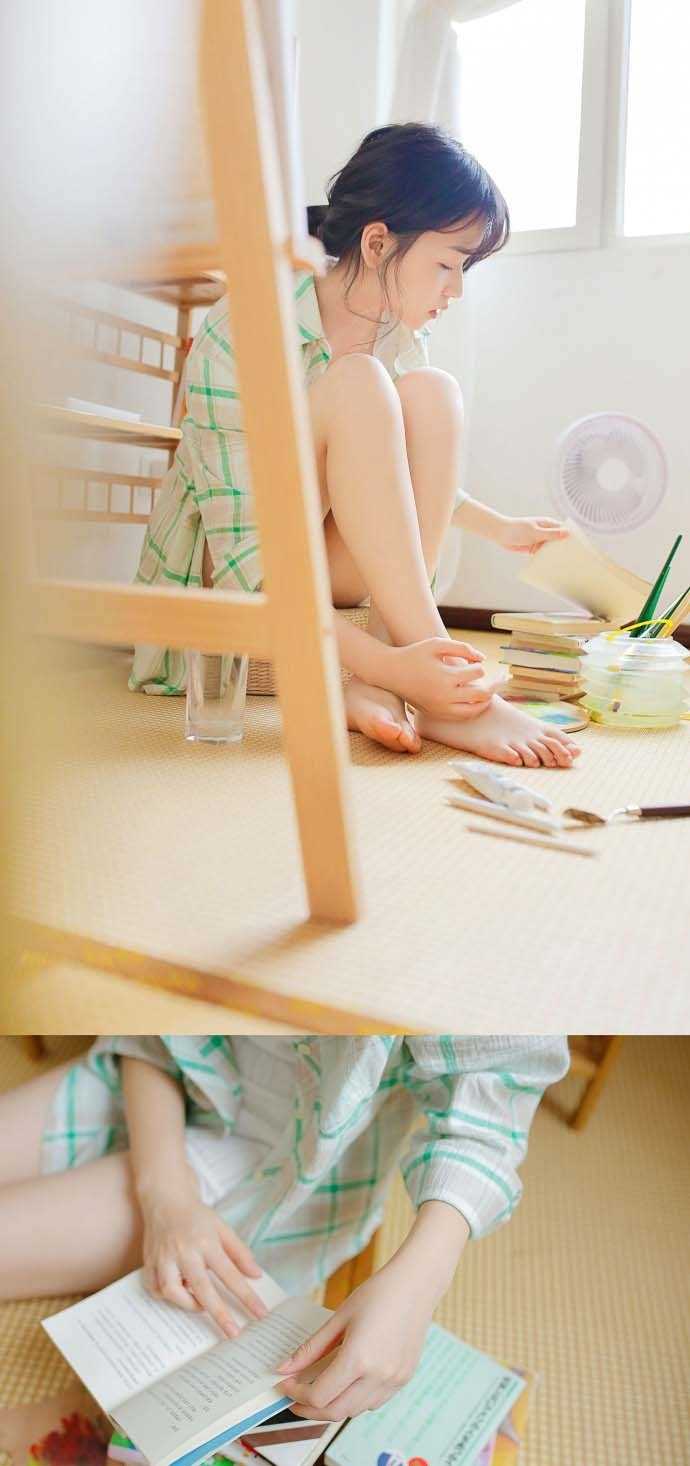 最全清纯甜美女孩文艺气质居家绘画唯美养眼秀气写真相册