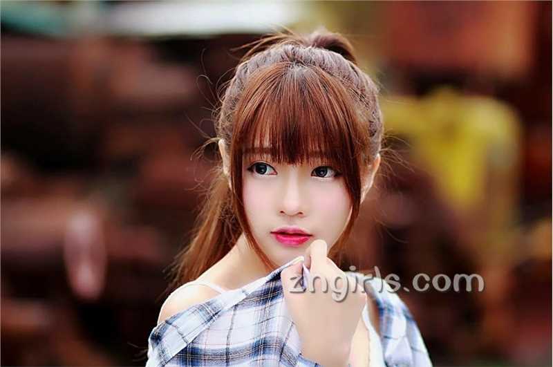 台湾美女简欣汝美照清纯迷人