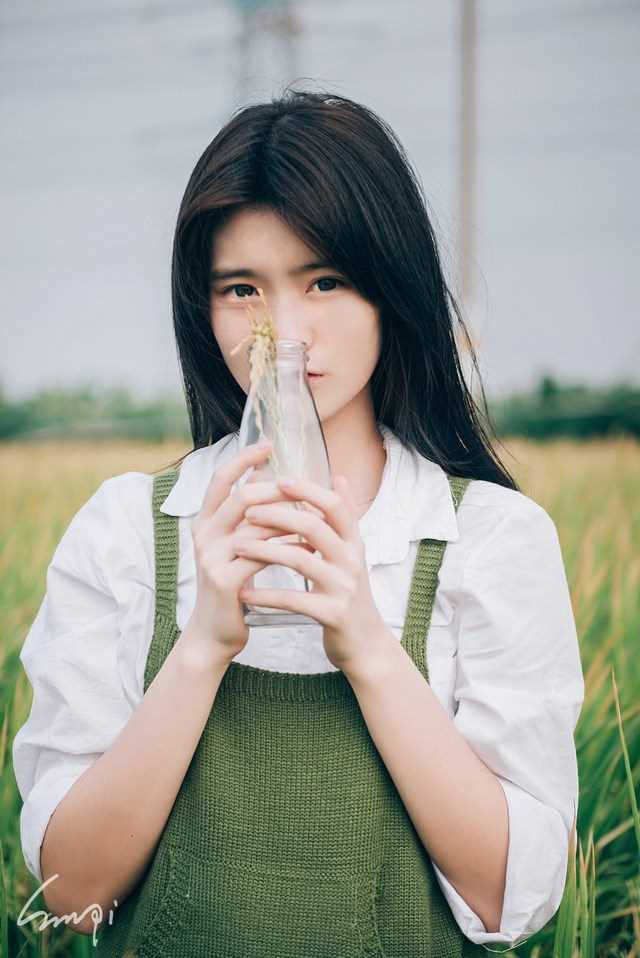 最新清纯美女稻田唯美迷人壁纸