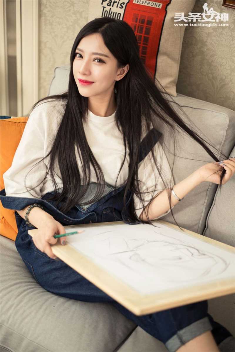 优质手绘画美女COCO清纯私拍图片合集图片