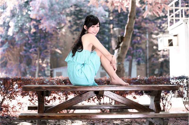 台湾美女模特张菁菁清纯图片