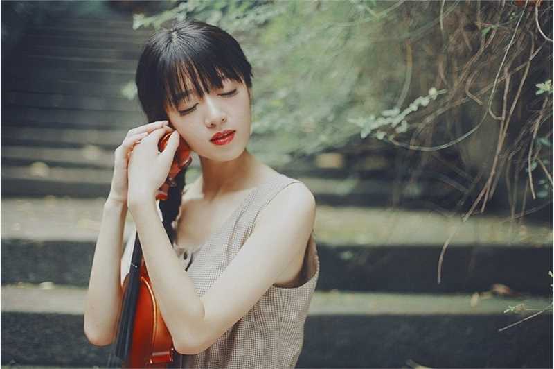 最全文艺音乐少女户外清纯唯美写真壁纸
