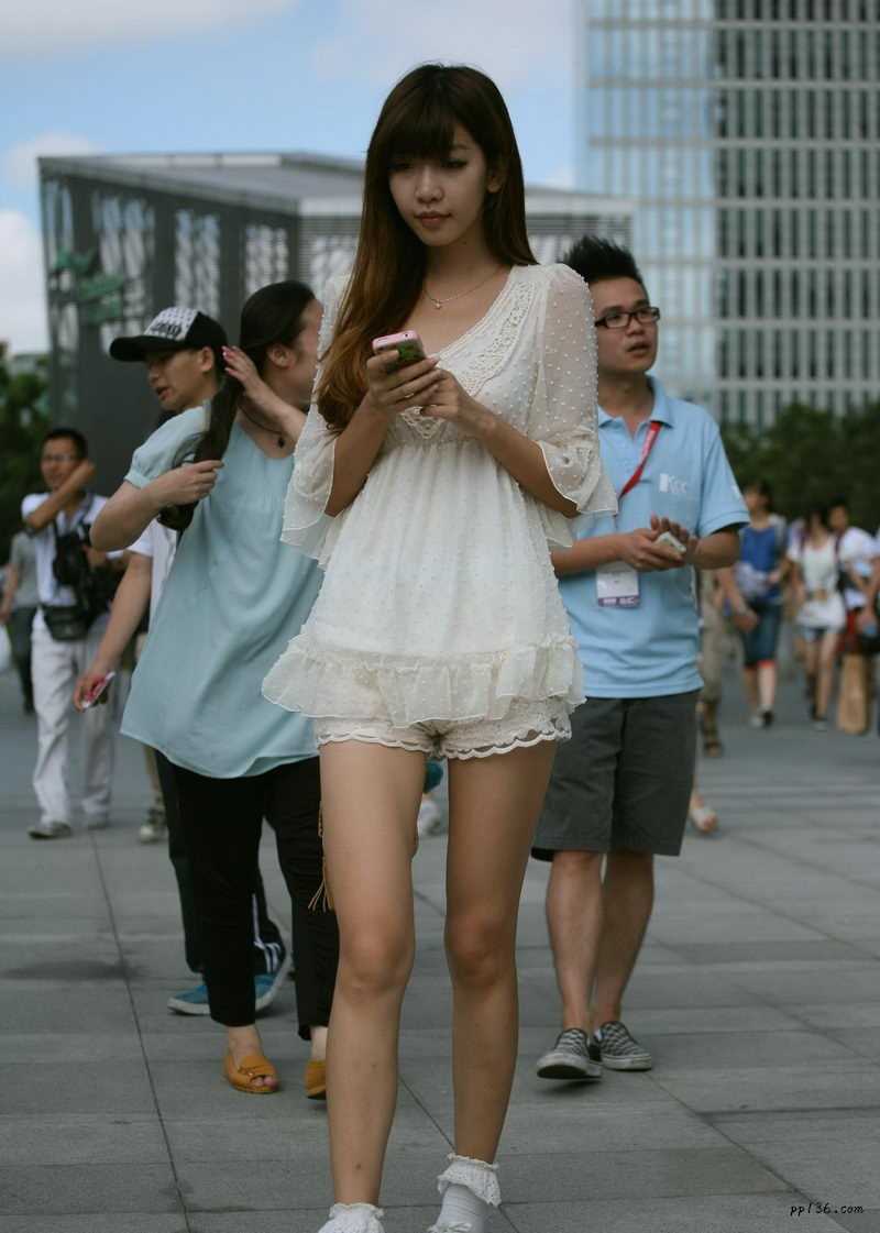 特别专辑清纯美女街头蕾丝裤合集图片