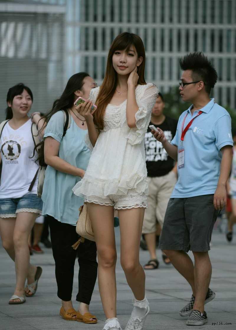 特别专辑清纯美女街头蕾丝裤合集图片