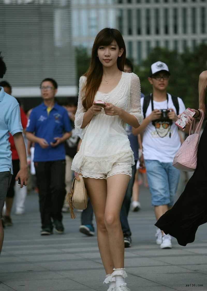 特别专辑清纯美女街头蕾丝裤合集图片