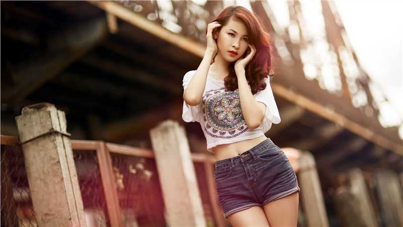 优质清纯阳光美女户外高清壁纸相册