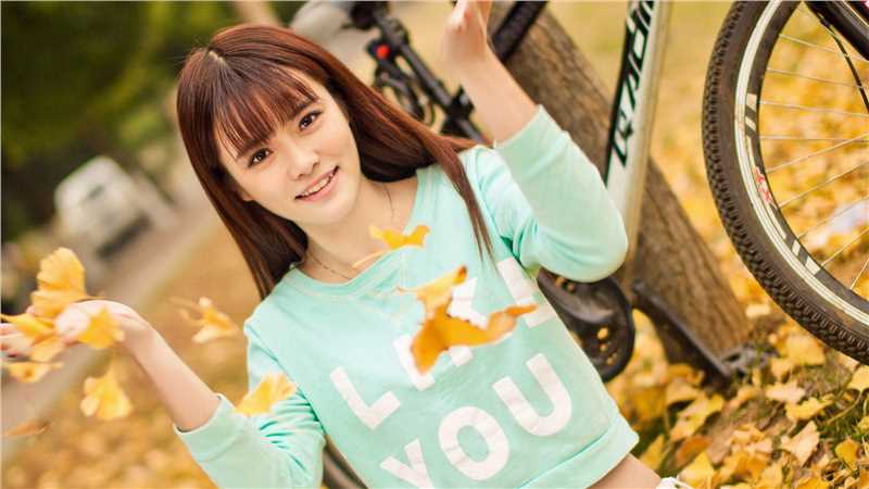 最新小清新清纯美女校花孔一红高清桌面壁纸壁纸