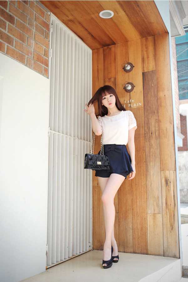 特别专辑韩国美女金信英清纯迷人街拍图片