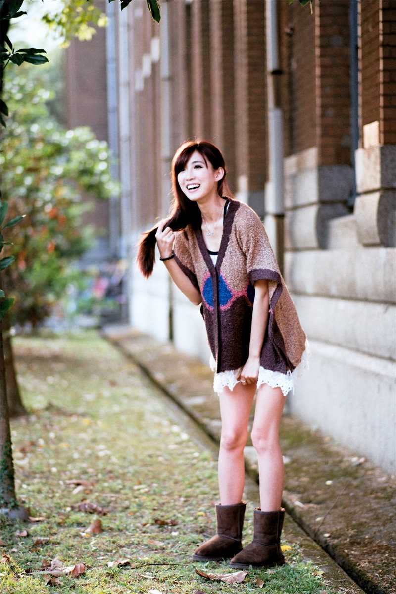 特别专辑台湾清纯女生Kila晶晶校园大片图片