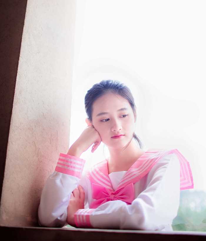 优质清纯校花阿能古水手服迷人相册