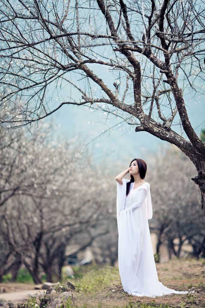 最全气质女生户外演绎天外飞仙仙气十足壁纸