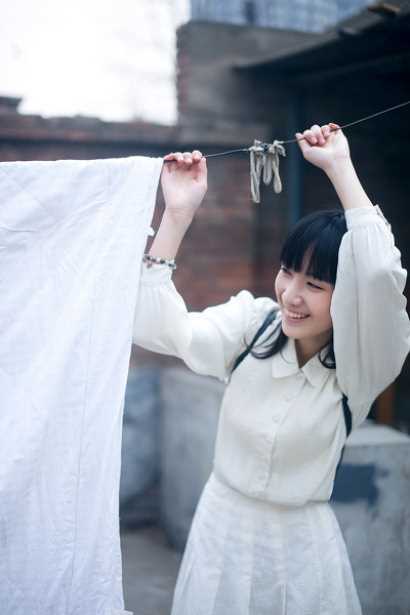 可爱清纯美女户外集