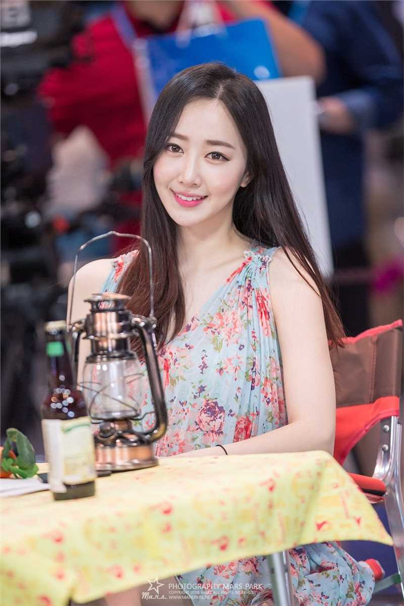 精选韩国车模申海莉车展甜美迷人图册