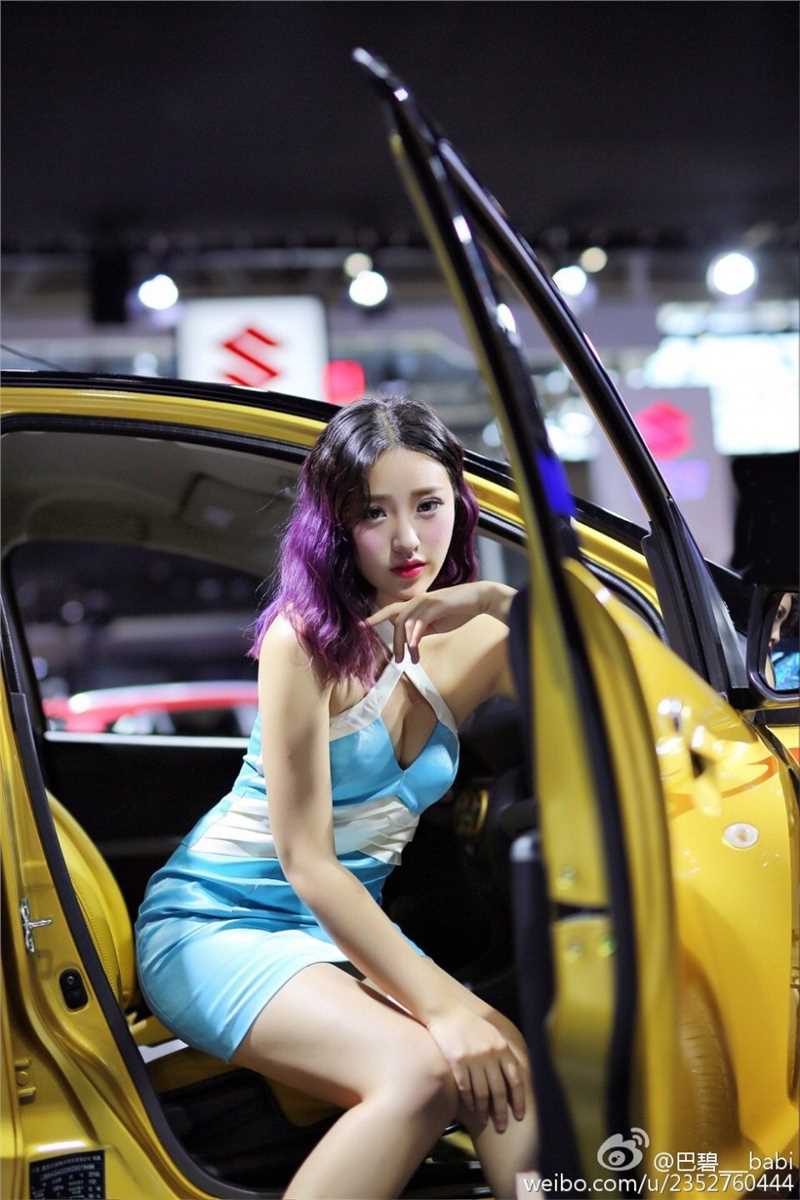最新美女车模特刘文佳车展摄影图片壁纸
