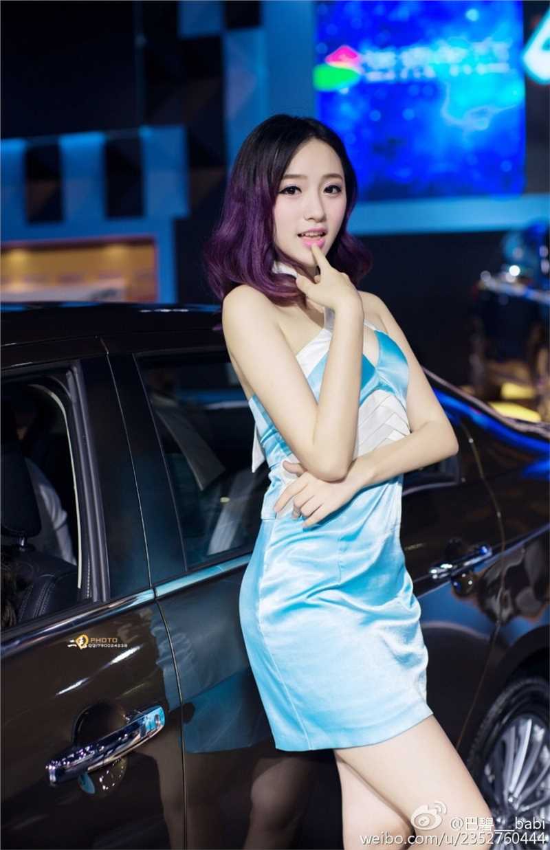 最新美女车模特刘文佳车展摄影图片壁纸