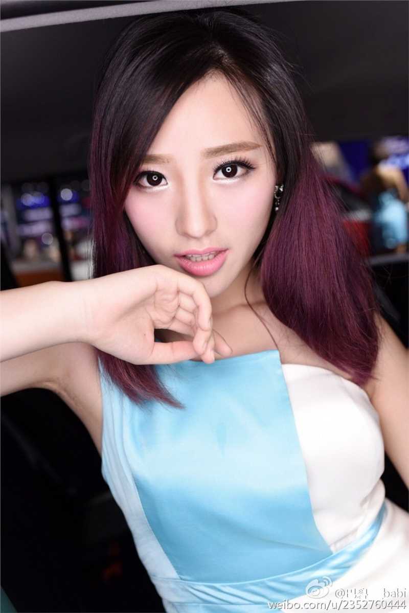 最新美女车模特刘文佳车展摄影图片壁纸