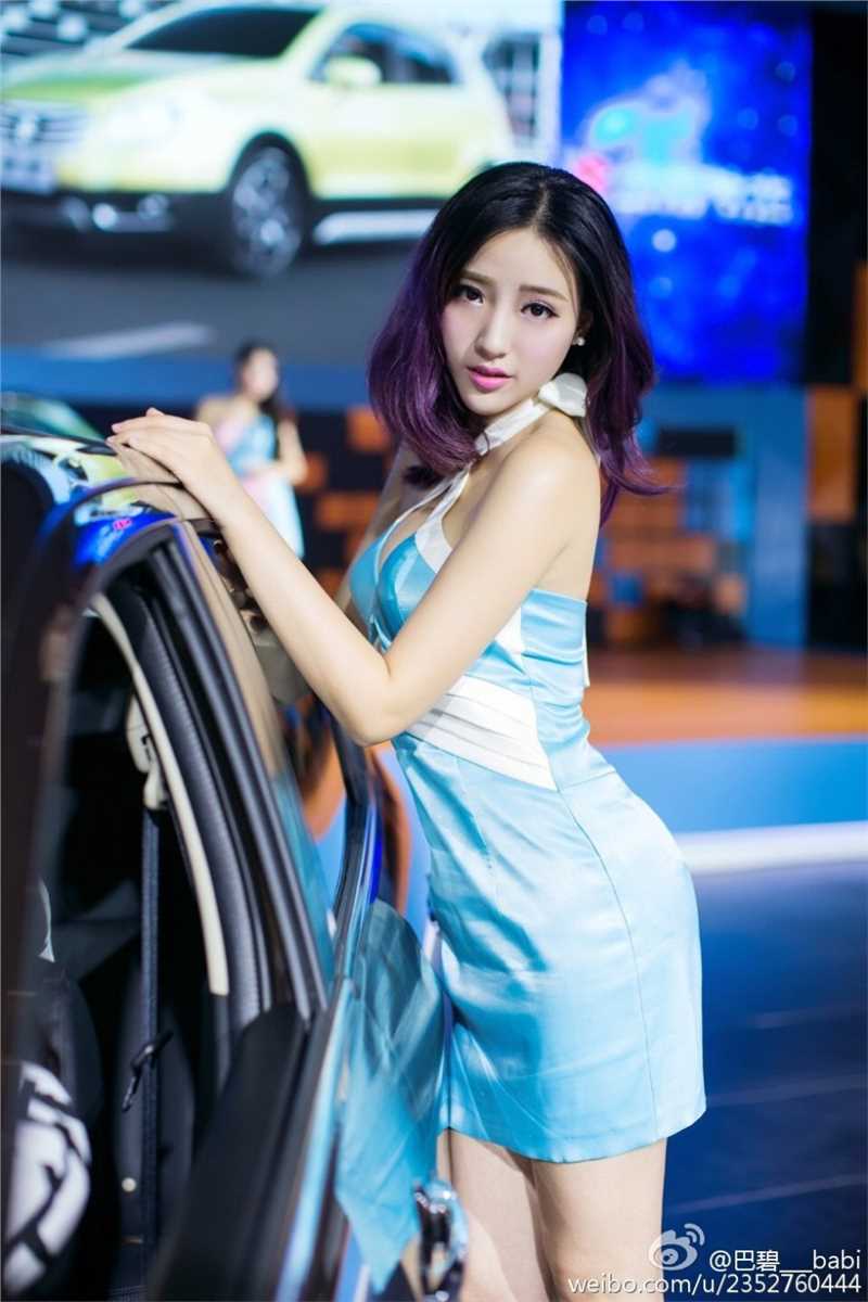 最新美女车模特刘文佳车展摄影图片壁纸