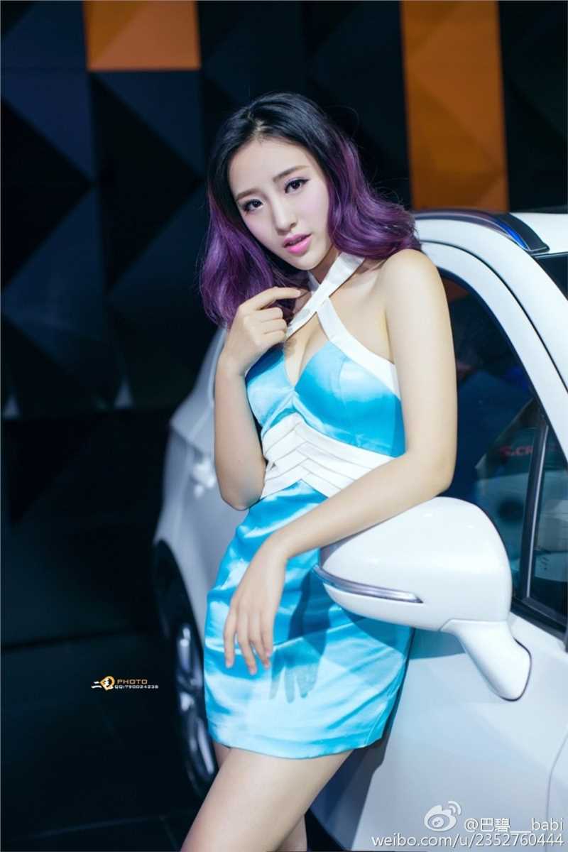 最新美女车模特刘文佳车展摄影图片壁纸
