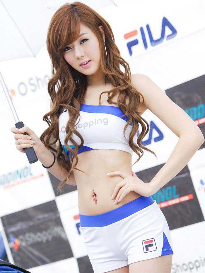 韩国顶级车模黄美姬高清摄影图片