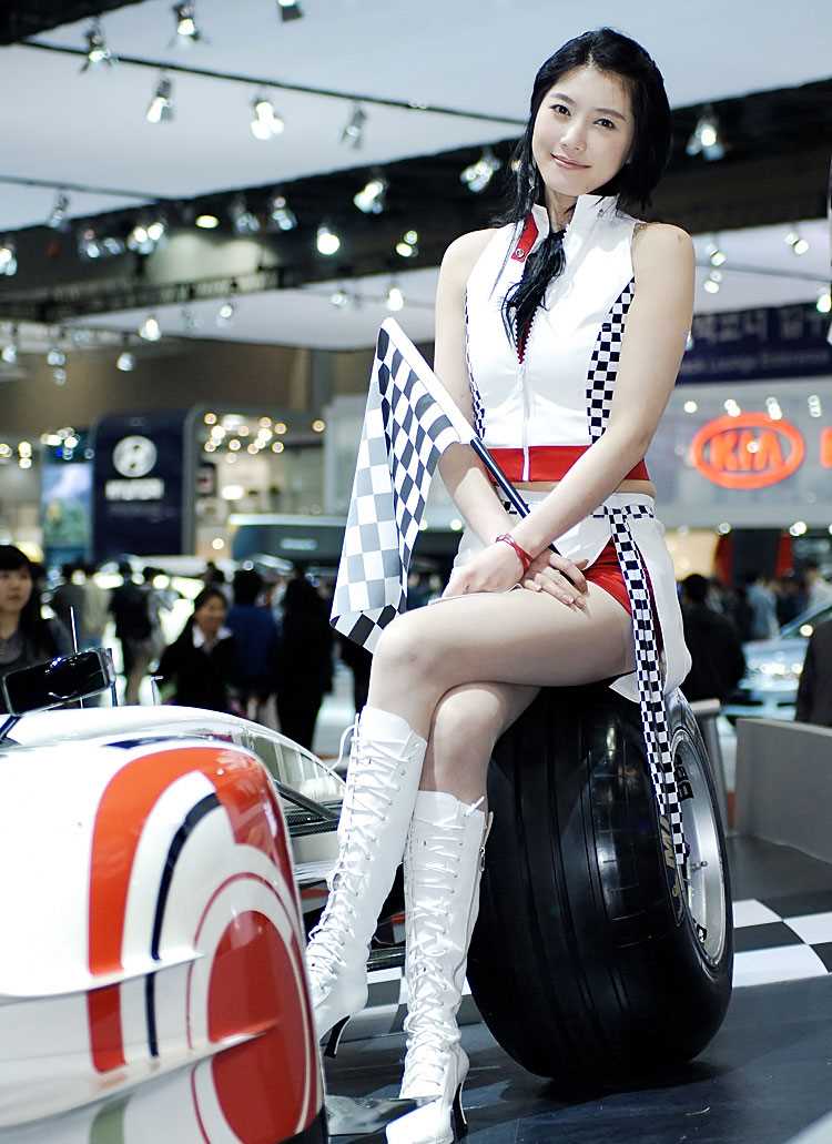 特别专辑韩国美女模特车展摄影图片图片