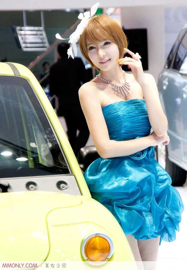 高清韩国可爱车模高清车展图集