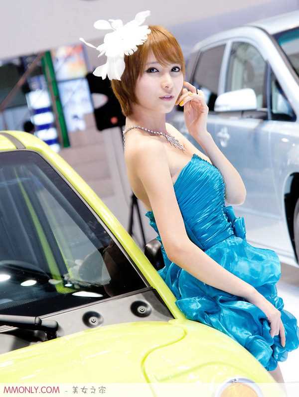 高清韩国可爱车模高清车展图集