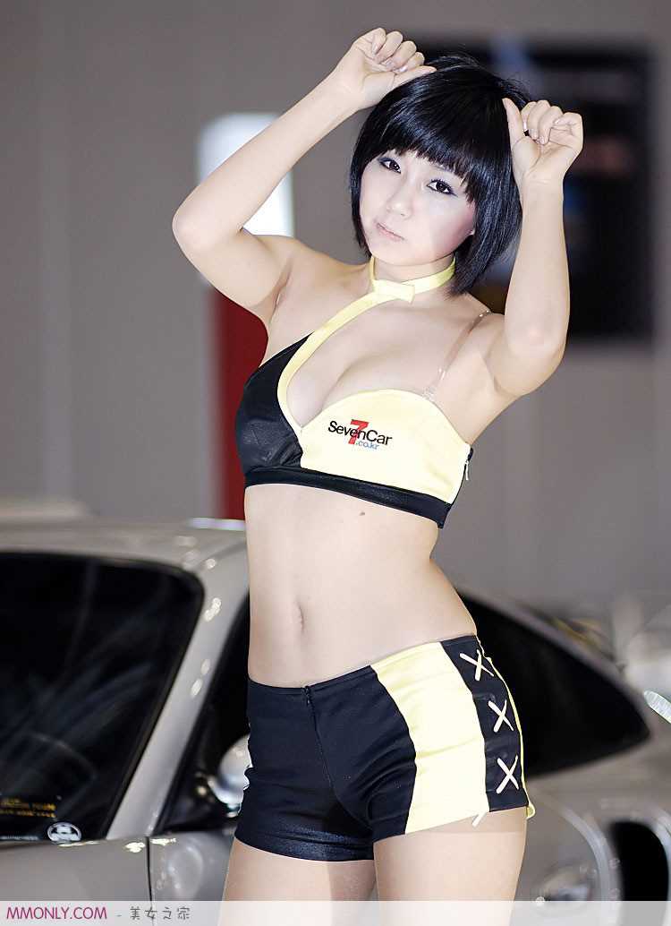 优质韩国车模柳智惠车展可爱高清相册