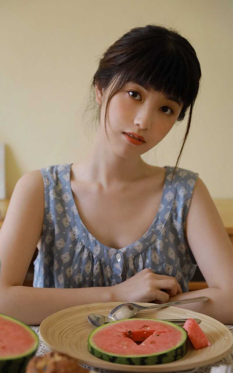 高清淡雅脱俗小清新美少女青涩稚嫩大长腿睡衣动人甜美女孩图集