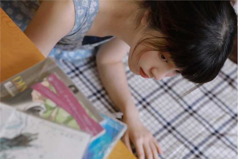 高清淡雅脱俗小清新美少女青涩稚嫩大长腿睡衣动人甜美女孩图集