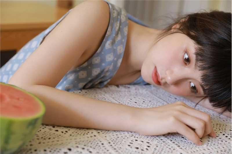 高清淡雅脱俗小清新美少女青涩稚嫩大长腿睡衣动人甜美女孩图集