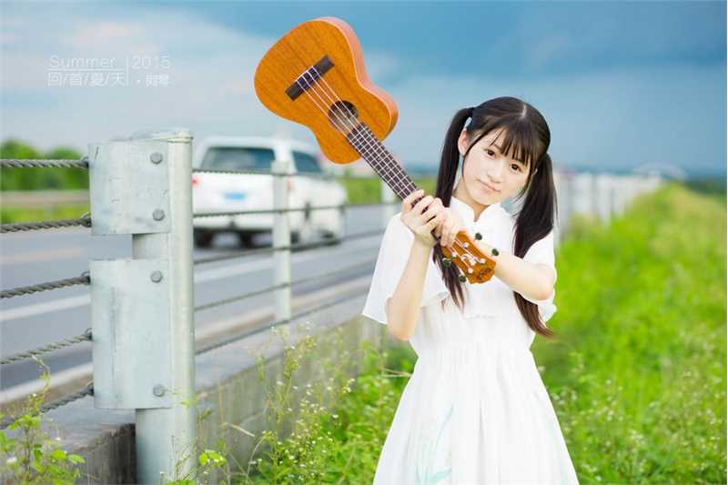 最全双马尾美少女迷人外景甜美壁纸