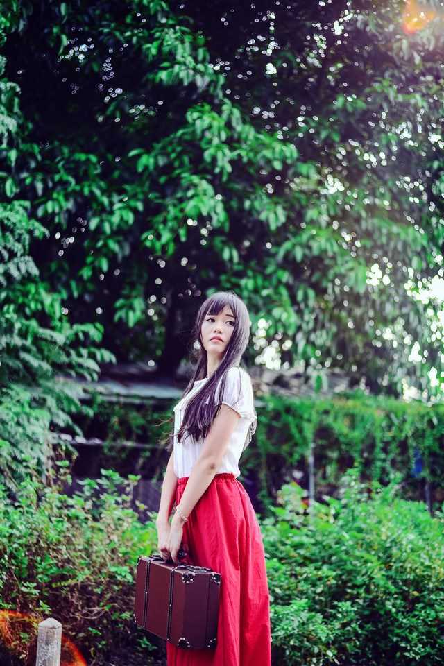 高清森系子外景甜美惹人爱图集