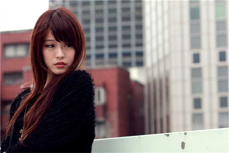 台湾萌妹子渔瑄校园甜美外拍