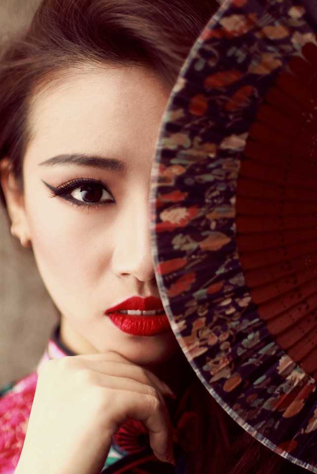 高清性感红唇旗袍美女高清图集