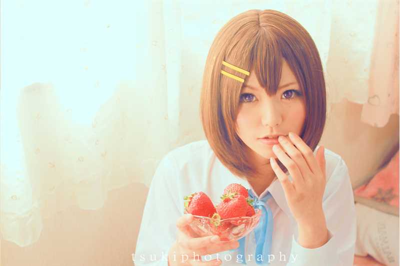 最全轻音少女cosplay显甜美笑容相册